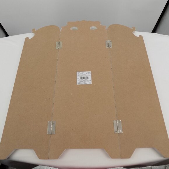 Floral Folding Screen Roses Ashland Fall Blush Romance Hinged 18.75" Tall New - Picture 7 of 8